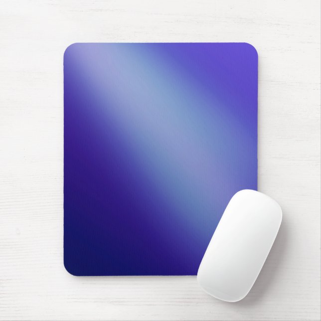 navy blue moonlight ombre  mouse pad (With Mouse)