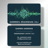 Navy Blue | Music QR Code Soundwave