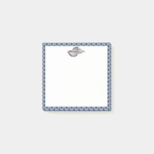 Navy Blue Nautical Ocean Shell Post-it Notes