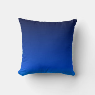 Navy blue ombre gradient cushion