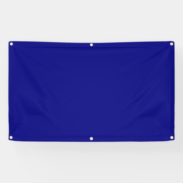 Navy Blue Outdoor Banner (Horizontal)