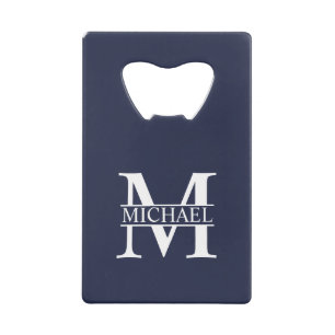 Navy Blue Personalised Monogram and Name