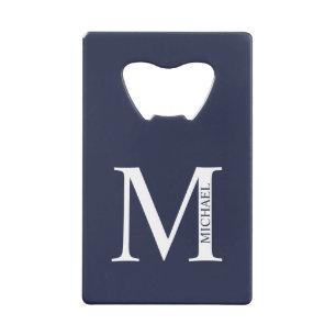 Navy Blue Personalised Monogram and Name