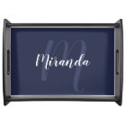 Navy Blue Personalised Monogram and Name