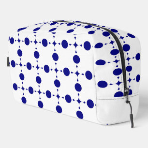 Navy Blue Polka Dots, Polka Dot Pattern, Dots Dopp Kit