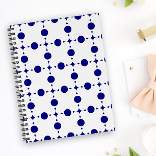 Navy Blue Polka Dots, Polka Dot Pattern, Dots Planner