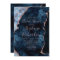 Navy Blue Rose Gold Agate Bridal Shower Invitation