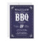 Navy Blue Rustic Rehearsal Dinner BBQ