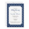Navy Blue Scallop Pattern Baby Shower