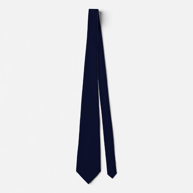 Navy Blue, Simply Navy Blue Colour Tie (Front)