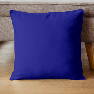 Navy Blue Solid Colour   Classic   Elegant Cushion