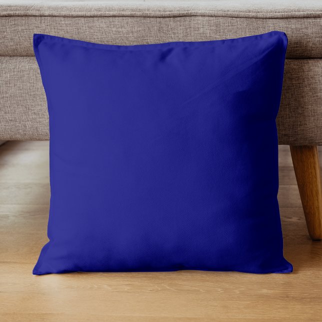 Navy Blue Solid Colour | Classic | Elegant Cushion (Creator Uploaded)