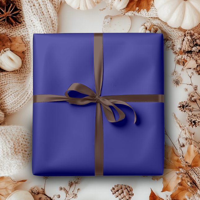 Navy Blue Solid Colour | Classic | Elegant Wrapping Paper (Creator Uploaded)