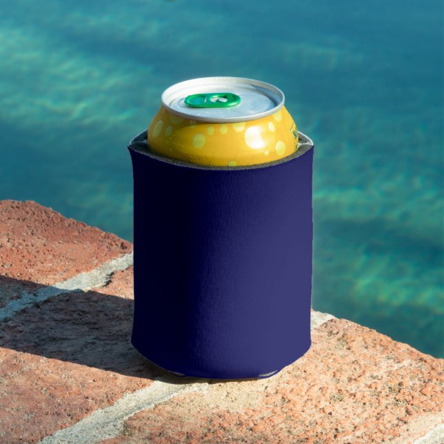 Navy Blue Solid Colour Customise It Can Cooler (In Situ Pool)