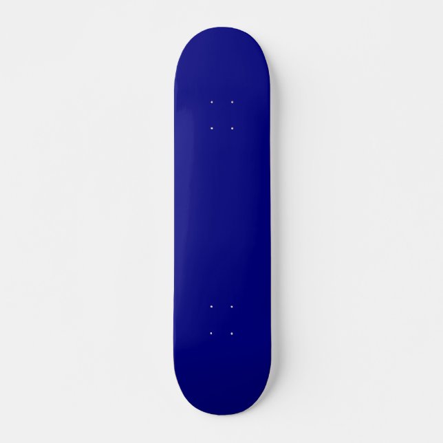 Navy Blue Solid Colour Skateboard (Front)