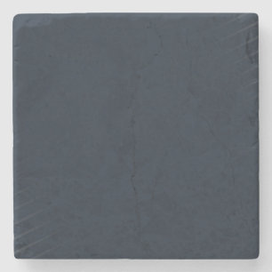 Navy Blue Solid Colour Stone Coaster