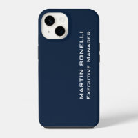Navy Blue Special Unique Modern Executive Manager