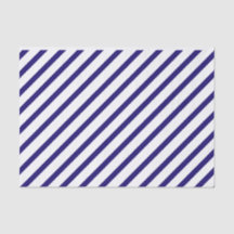 Navy Blue Stripe Tissue Paper
