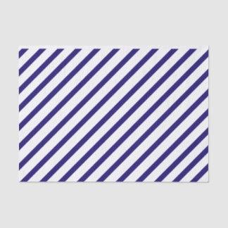 Navy Blue Stripe Tissue Paper
