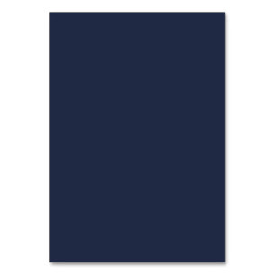 Navy Blue Table Number