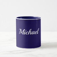 Navy Blue Template, White Text, Customizable,