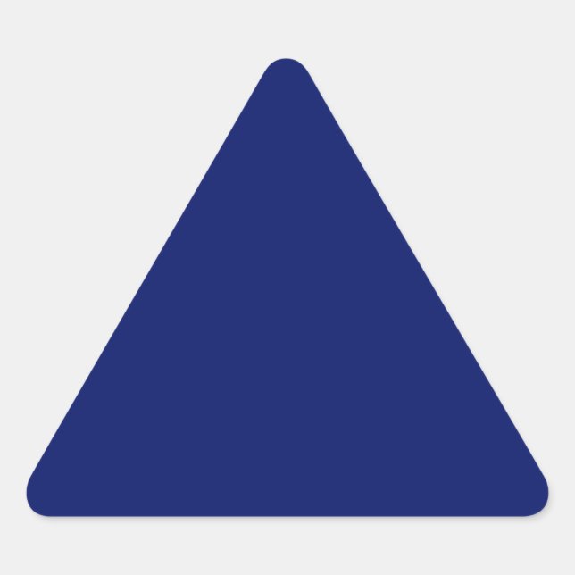 Navy Blue Triangle Sticker (Front)