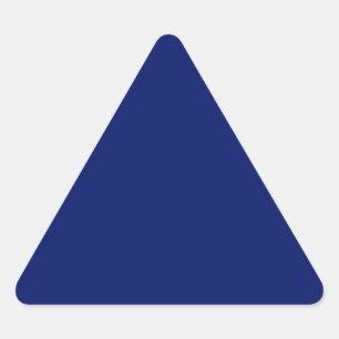 Navy Blue Triangle Sticker