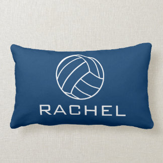 Navy Blue Volleyball Pillow