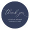 Navy Blue Wedding Thank You Envelope Seal