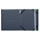 Navy Blue White Monogram Chevron Pattern