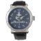 Navy Blue/White Nautical Anchor Custom Watch