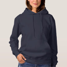 Navy Blue Women’s Basic Pullover Hoodie