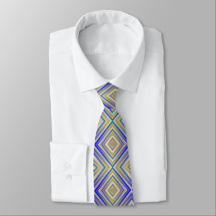 Navy Blues Alternative Diamond Pattern Tie