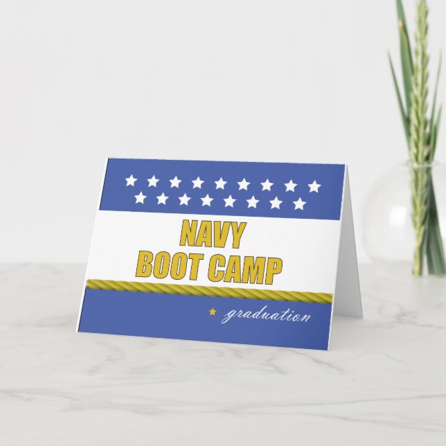 Navy Boot Camp Graduation Card (Front)