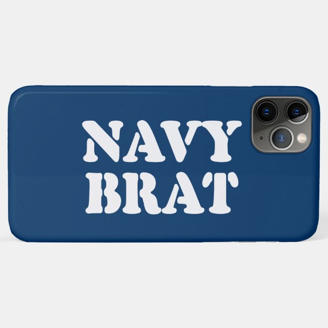 NAVY BRAT Case-Mate iPhone CASE (Back (Horizontal))