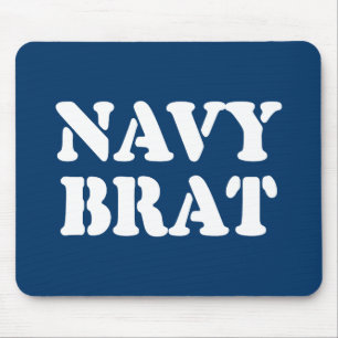 NAVY BRAT MOUSE PAD