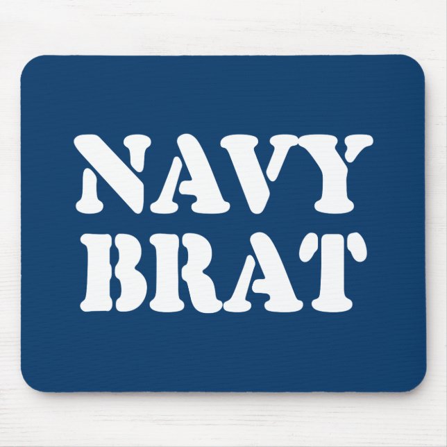 NAVY BRAT MOUSE PAD (Front)