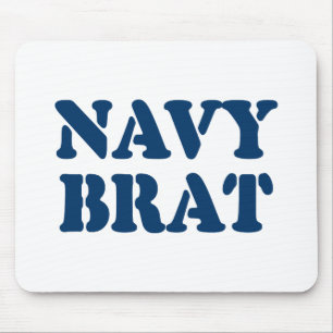 NAVY BRAT MOUSE PAD