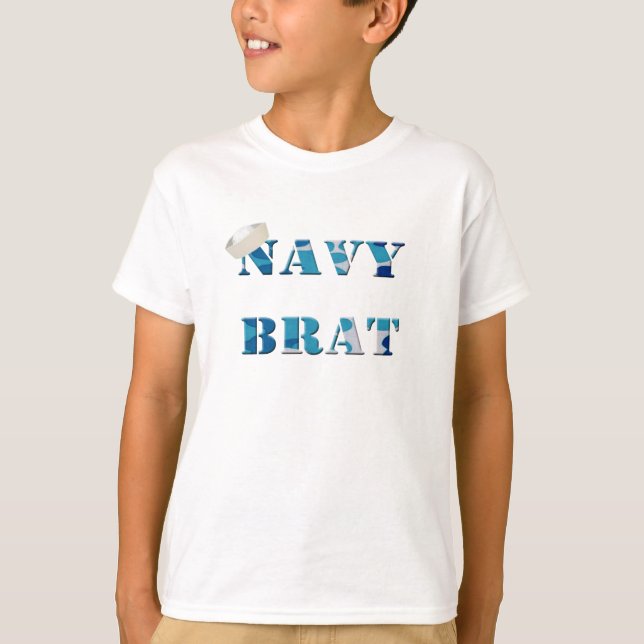 Navy Brat Shirt (Front)