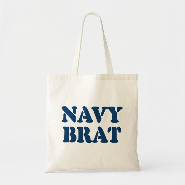 NAVY BRAT TOTE BAG (Front)