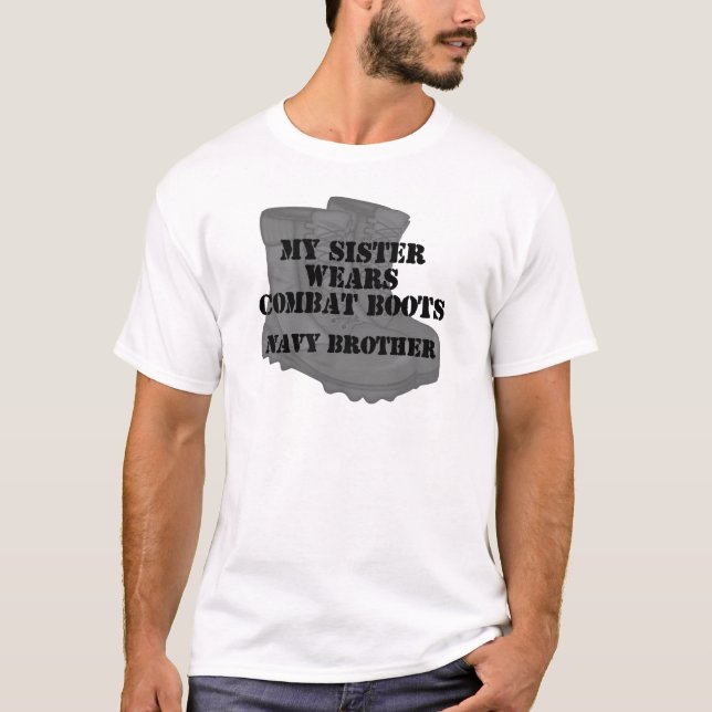 Navy Brother Sister CB T-Shirt (Front)