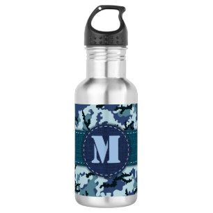Navy camouflage 532 ml water bottle