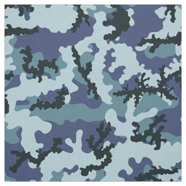 Navy camouflage fabric (Swatch)