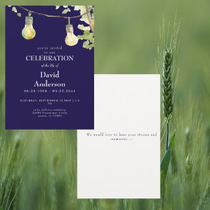 Navy Celebration of Life Invitation