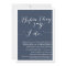 Navy Classy Couple's Shower Invitations
