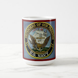 "NAVY COFFEE MUG" MUG
