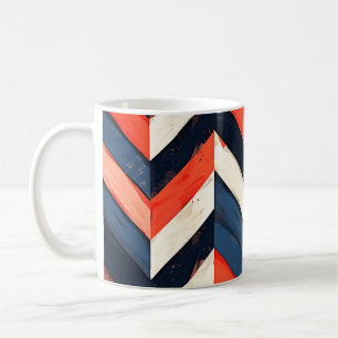 Navy, Coral & Cream Vibes Coffee Mug