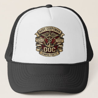 Navy Corpsman DOC Trucker Hat 