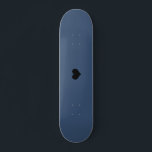 Navy | Create Your Own Custom Skateboard Design<br><div class="desc">Create Your Own Custom Skateboard Design! Use this classic navy blue color background or choose any color, add your own photo, background, business logo, or any personalized image. Perfect as unique gift for improving outdoor sport and activity and make them fun! Any font, no minimum.</div>
