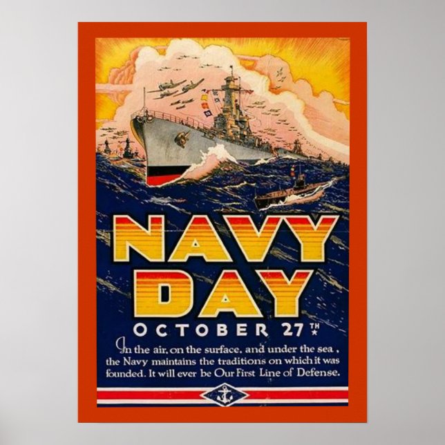 Navy Day Poster (Front)